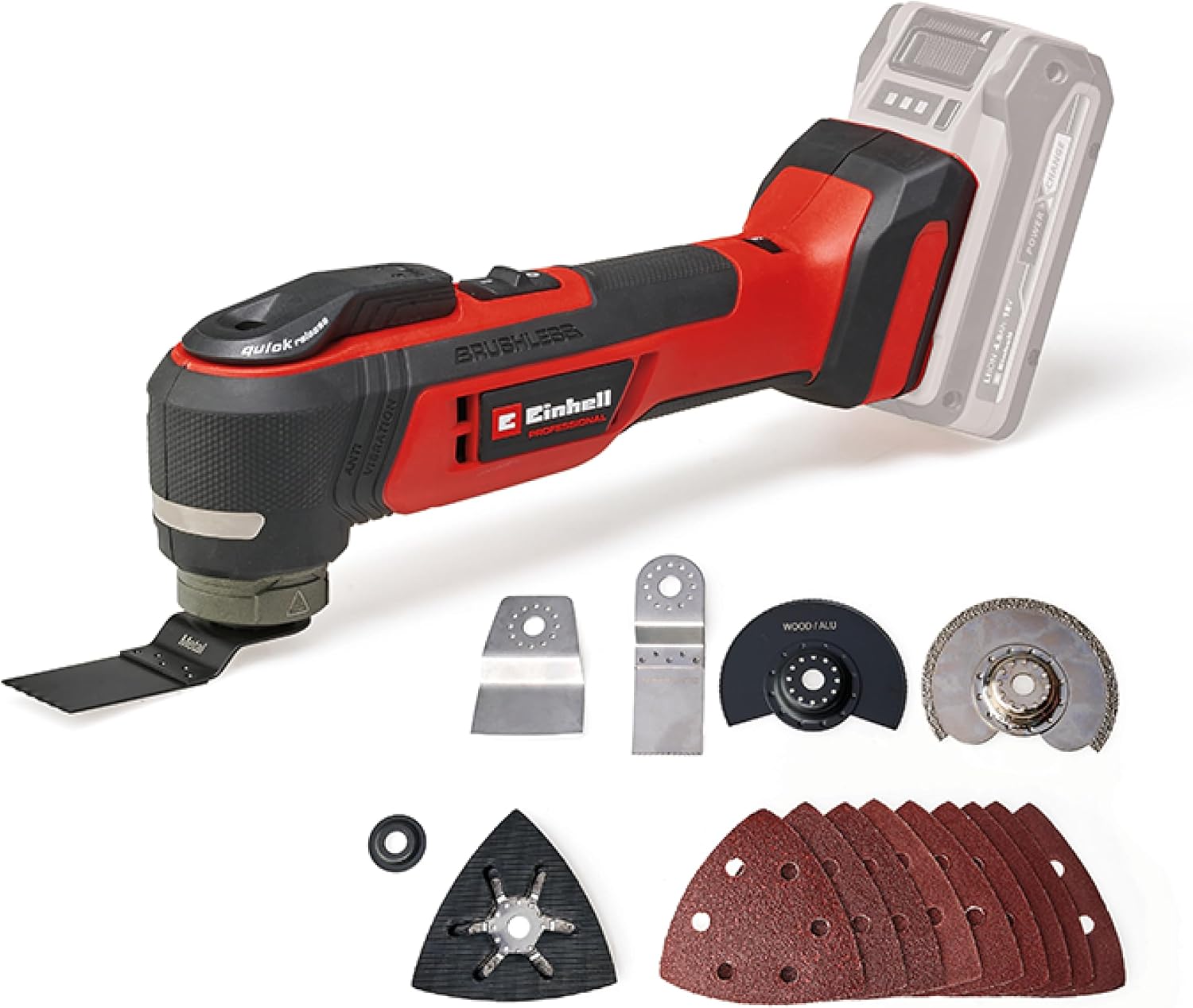 Einhell Professional Cordless Multifunction Tool TP-MG 18 Li BL-Solo