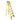 ARCO Step Ladder 6 Steps Fiber Ladder Anti Slip Steps Non-Slip Rubber Edge Guards 150 KG Loading Capacity EN131 Approved