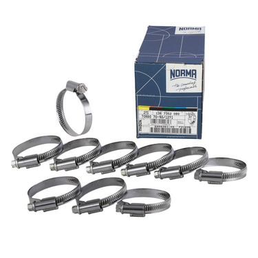 NORMA TORRO Hose Clamps Zinc Plated