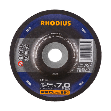 RHODIUS RS2 Carbon Steel Grinding Disc