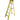 STANLEY Step Ladder 6 Steps Fibre Ladder Anti Slip Steps Non-Slip Rubber Edge Guards 150 KG Loading Capacity EN131 Approved