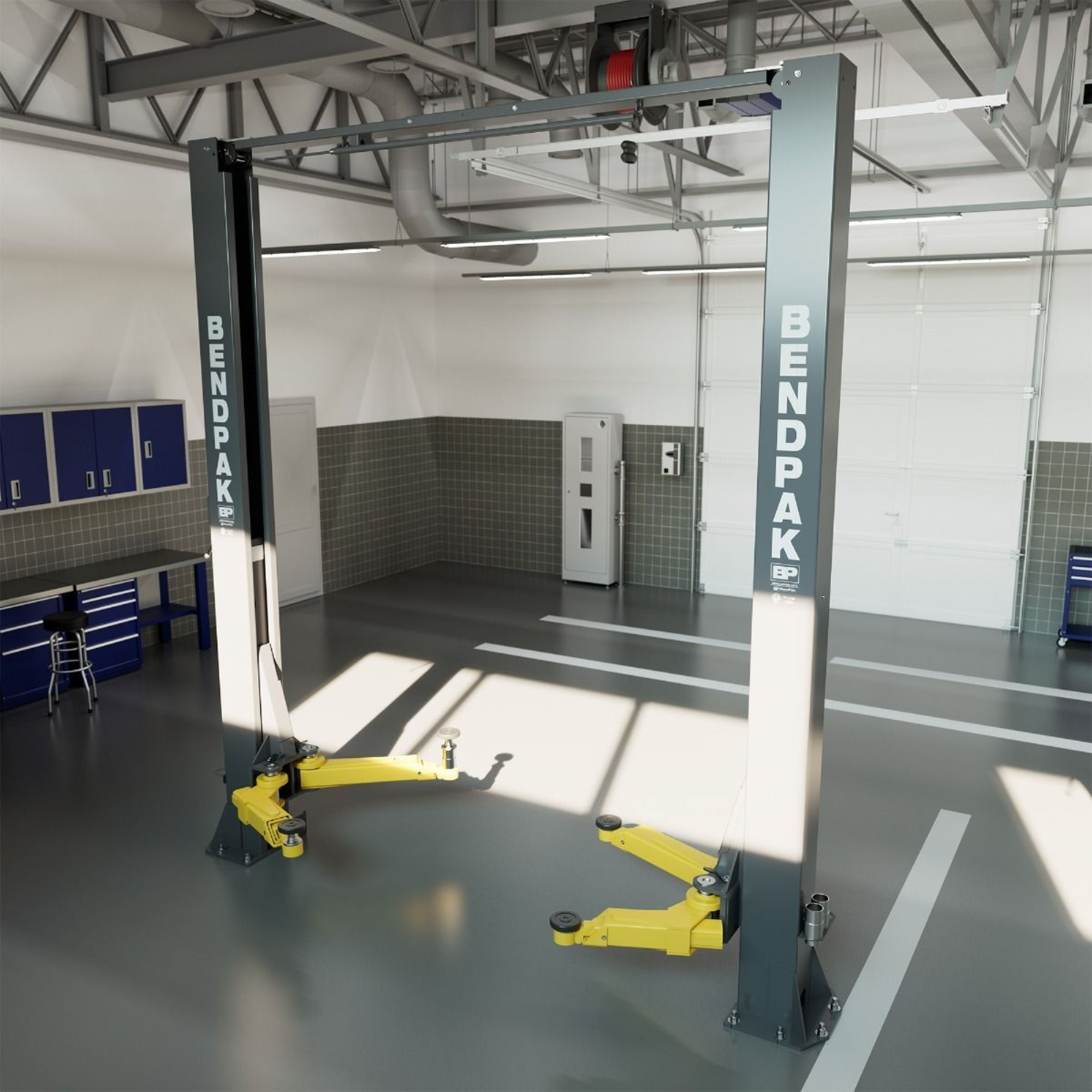 Bed Pac Frame Machine 2 Post Lifts Offer - BENDPAK 10AP Two Post Car Lift 4.5 Ton