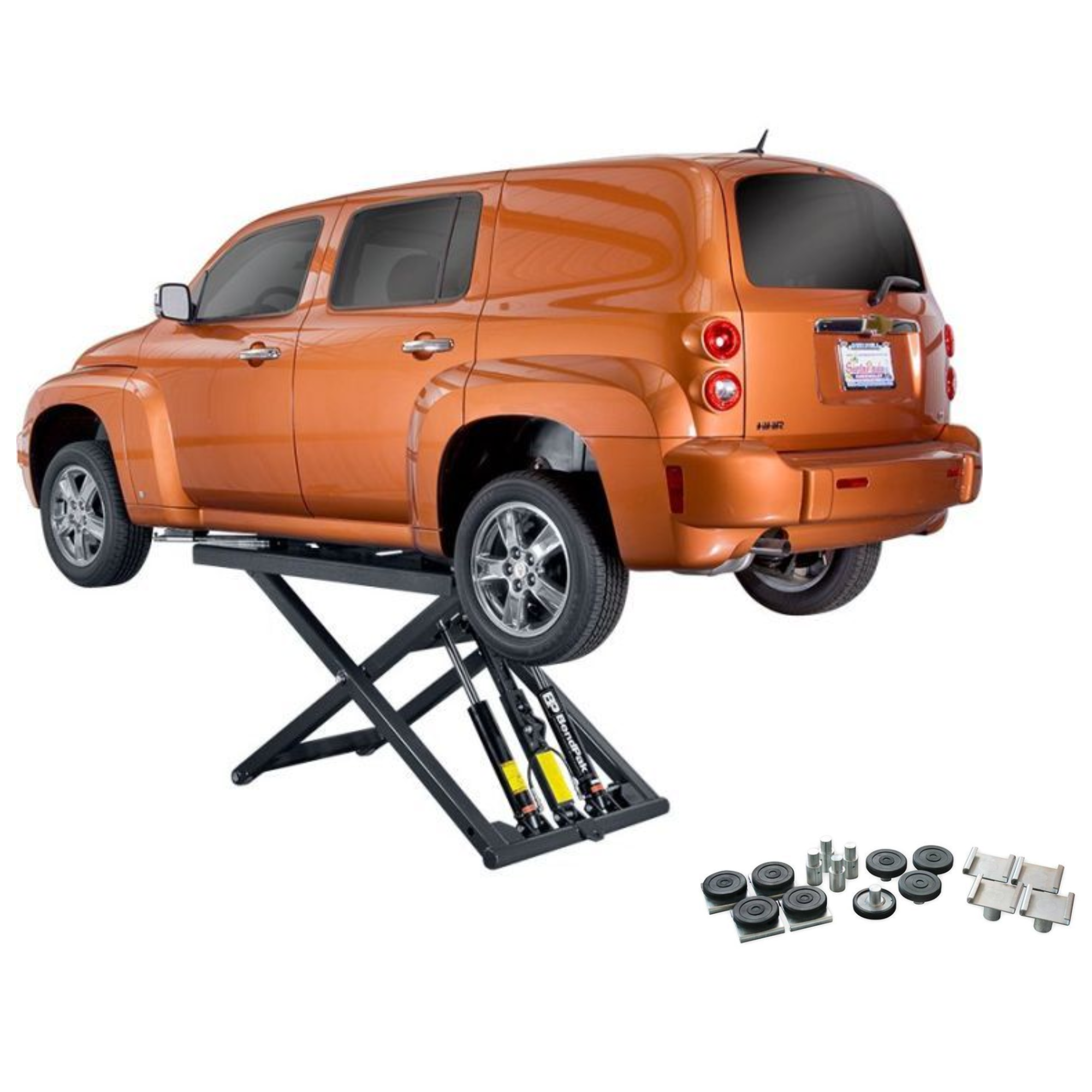 Bed Pac Frame Machine BENDPAK MD-6XP Portable Mid-Rise Frame Lift 2.7Ton